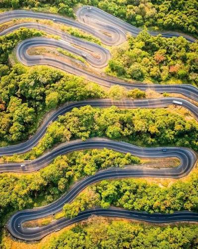 Driving through a scenic road in Sri Lanka